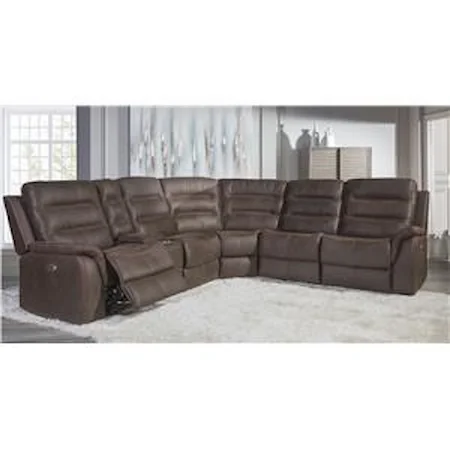 6 Piece Reclining Sectional